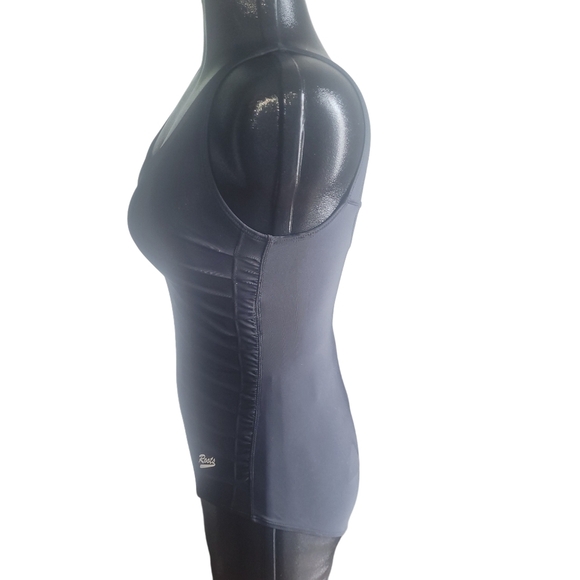Roots Black One-Piece Swimsuit Sz.10 - Picture 5 of 8